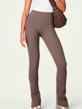 SPANX Air Essentials BB Smooth Front Micro Flare Pant - Smoke